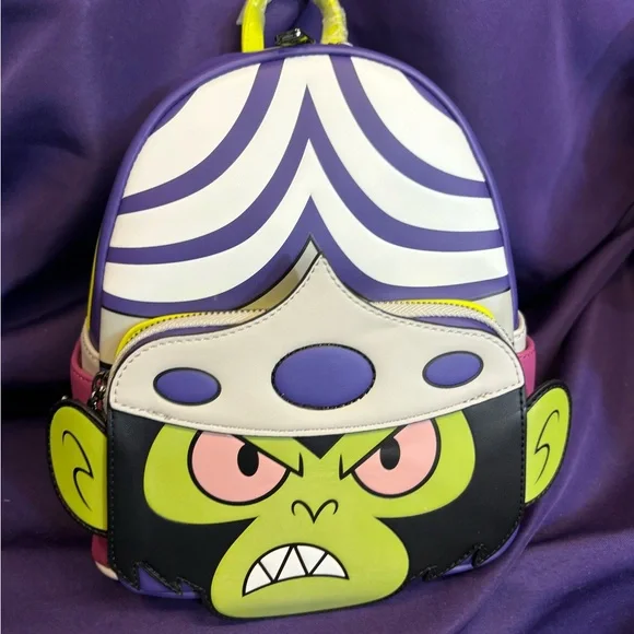 Cartoon Network Powerpuff Girls Mojo Jojo Cosplay Loungefly NWT 100082-1.jpg main image 4